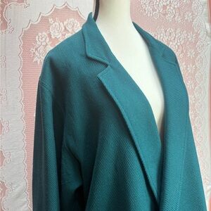 Vintage Roberto Riva Teal Oversized Blazer